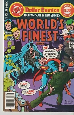 Buy Dc Comics Worlds Finest #248 (1978) 1st Print F • 12.95£