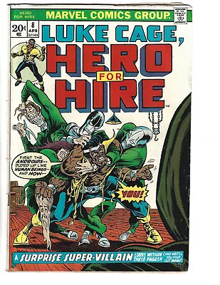 Buy Hero For Hire #8 (4/73) VG+ (4.5) Dr. Doom! Great Bronze Age! • 5.01£