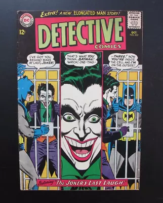 Buy DC Comic Book Detective Comics Oct. No. 332 Batman Joker Color Illus. 1964 • 147.91£