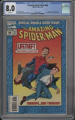 Buy Amazing Spider-man #388 - Cgc 8.0 - Venom - Vulture - Cardiac • 39.52£