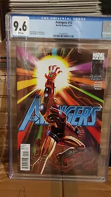 Buy 🔥 Avengers #12 Cgc 9.6 🔥🔑 Key - 1st Time Iron Man Wields Infinity Gauntlet 🔥 • 75£