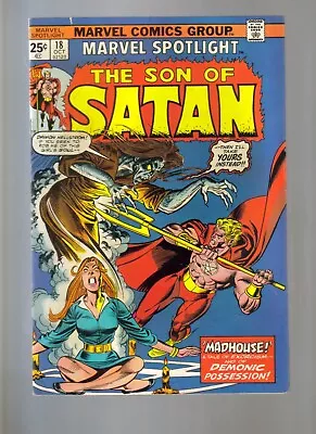 Buy Marvel Spotlight # 18 Vfn-  Nm Cond.  Son Of Satan   1974 Bagged & Boarded • 15.95£