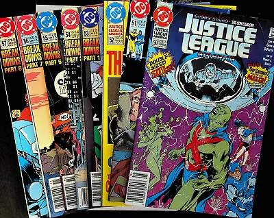 Buy Justice League America (1987) - 8-issue Lot # 50, 51, 52, 53, 54, 55, 56, 57 • 5.62£