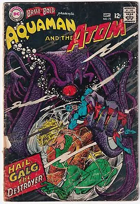 Buy Brave And The Bold #73 (DC, 1967) 1st NUIDIS VULKO And Only GALG The DESTROYER. • 10.27£