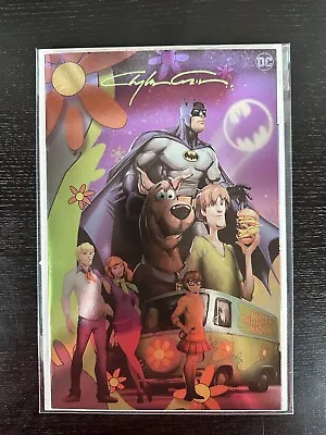 Buy Batman Scooby Doo #1 Clayton Crain Megacon 2024 SIGNED Foil Ltd 333 NM • 106.42£