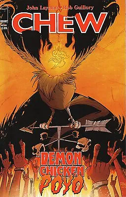 Buy Chew Demon Chicken Poyo #1 (NM) `16 Layman/ Guillory  (Cover A) • 3.95£