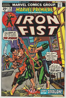 Buy Marvel Premiere #16 (Jul 1974, Marvel), VG Condition (4.0), 2nd App. Iron Fist • 11.92£