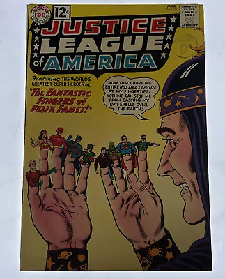 Buy Justice League Of America #10 Mar 1962 DC Comics Fantastic Fingers Felix Faust • 74.95£