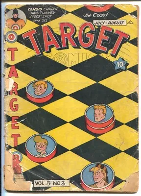 Buy Target Vol. 5 #3 1944-Targeteers-Chameleon-Nazis-checker Board-WWII Issue-P/FR • 33.19£
