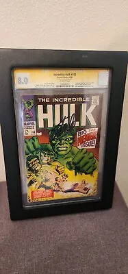 Buy Incredible Hulk #102 Cgc 8.0 Stan Lee Sig And Tales To Astonish #101 Cgc 8.0 • 1,886.57£