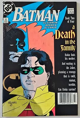 Buy Batman #427 Dc Comics Book 2 A Death In The Family Near Mint Minus Nm- 9.2 1988 • 23.98£