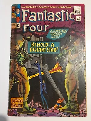Buy Fantastic Four #37 Apr 1965 Good- 1.8 1st Appearance Of Anelle • 19.99£