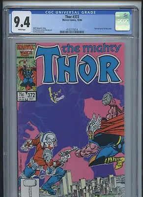 Buy Thor #372 1986 CGC 9.4 • 39.42£
