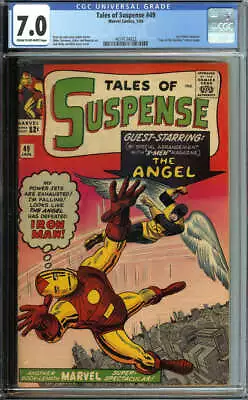 Buy Tales Of Suspense #49 Cgc 7.0 Cr/ow Pages // 1st X-men Crossover Marvel 1964 • 482.86£