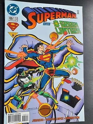 Buy Superman 105. 1995. Featuring The Green Lantern. Key Modern Age Issue. • 4.99£