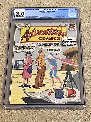 Buy Adventure Comics 283 CGC 3.0 OW/White Pages (1st App Of General Zod) • 223.74£