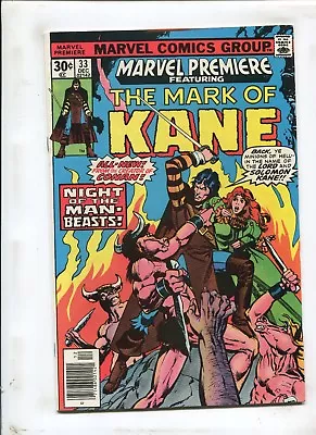 Buy Marvel Premiere #33 -  Mark Of Kane -- Night Of The Man-beasts!  - (9.0) 1976 • 7.97£