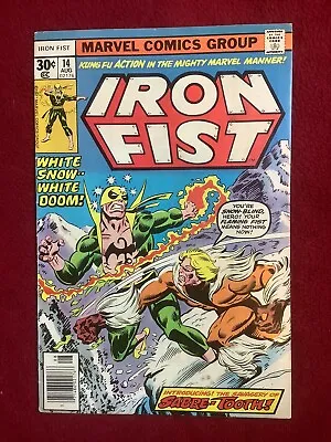 Buy IRON FIST #14-1st Sabretooth Appearance-mid Grade Copy • 319£