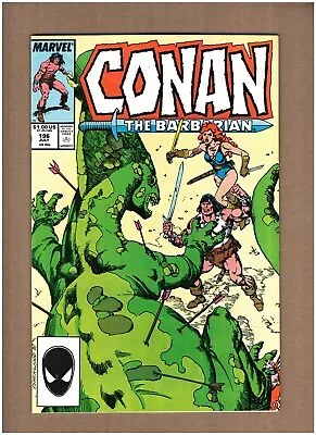 Buy Conan The Barbarian #196 Marvel Comics 1987 Red Sonja App. VF+ 8.5 • 2.62£