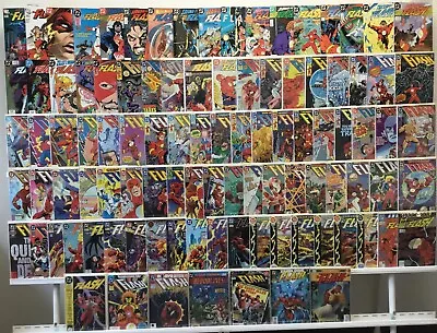 Buy DC Comics The Flash 2nd Series Comic Book Lot Of 100 • 118.26£