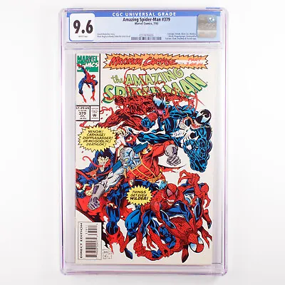 Buy The Amazing Spider-Man - #379 - CGC 9.6 - White Pages - Carnage - Venom • 66.98£