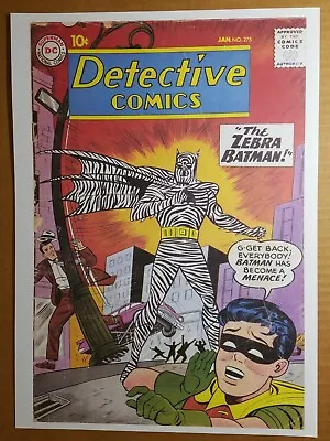 Buy Zebra Batman Robin In Detective Comics 275 DC Comics Poster By Sheldon Moldoff • 7.12£