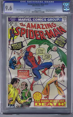 Buy Amazing Spider-Man #127 Marvel 1973 CGC 9.6 (NM +) The Dark Wings Of Death ! • 319.81£