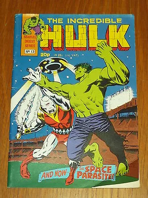 Buy Marvel Digest Series Incredible Hulk #13 British Pocket Book • 6.99£