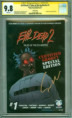 Buy Evil Dead 2 #1 Cgc 9.8 Ss Signature Signed Sam Raimi Spiderman Doctor Strange • 640.48£