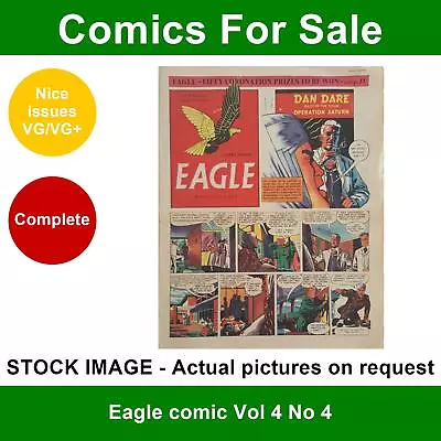 Buy Eagle Comic Vol 4 No 4 - VG/VG+ - 01 May 1953 • 5.99£