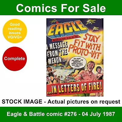 Buy Eagle & Battle Comic #276 - 04 July 1987 - VG/VG+ - MASK Action Figures • 2.75£