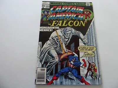 Buy Captain America And The Falcon  #222  June 1978   Exciting Copy   Vf- • 15.77£