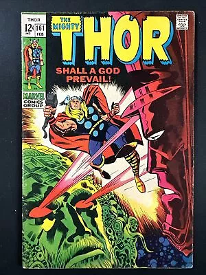 Buy The Mighty Thor #161 Vintage Marvel Comics Silver Age 1st Print 1969 VG *A2 • 19.76£