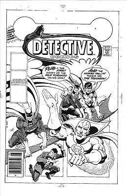 Buy Large 1980 Detective Comics # 493 Jim Aparo Cover Production Acetate Red Tornado • 55.15£