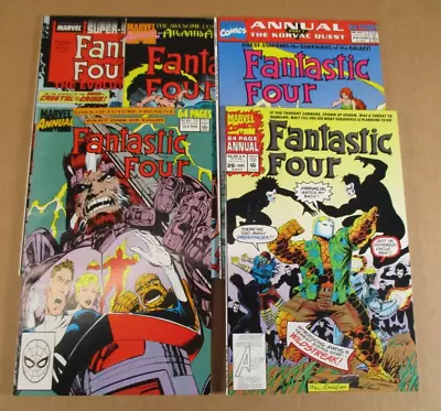 Buy Fantastic Four Annuals 21 22 23 24 26 Marvel Comics 1988 1989 1990 1991 1993 NM • 12.39£
