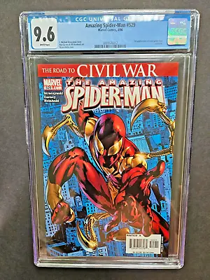 Buy Amazing Spider-man #529 CGC VERIFIED 9.6 1st PRINT 1st Iron Spider Armor MCU NM+ • 59.38£