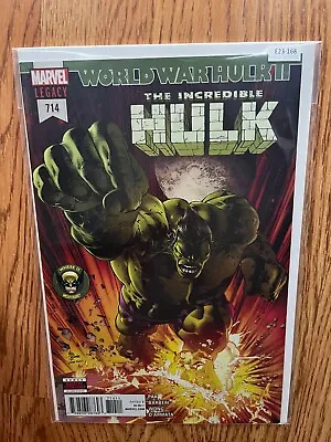 Buy The Incredible Hulk 714 World War Hulk Marvel Comics E23-168 • 8.03£