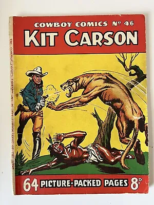 Buy Cowboy Picture Library Comic No. 46 Kit Carson • 14.99£