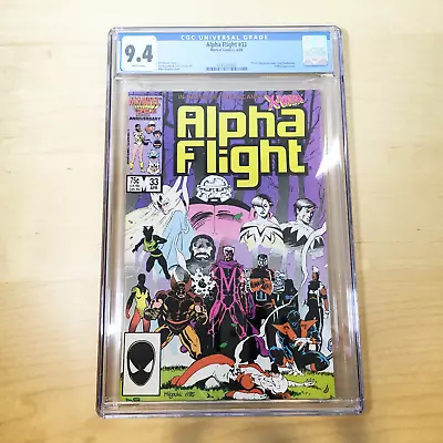 Buy Alpha Flight #33 (CGC 9.4 (Marvel 1986)) 1st App Lady Deathstrike • 19.76£