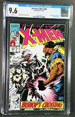 Buy Uncanny X-Men #283 CGC 9.6 1st Full Appearance Of Bishop Malcom & Randall 1991 • 40.65£