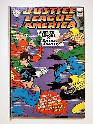 Buy JUSTICE LEAGUE OF AMERICA #56 (1967) Justice League Vs. Justice Society! • 11.83£