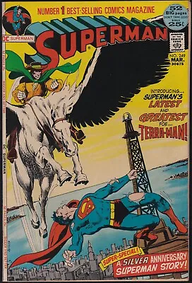 Buy DC Comics SUPERMAN #249 First Appearance Terra-Man Neal Adams Cover VF! • 15.81£