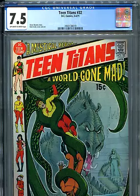 Buy Teen Titans #32 (DC Comics 1971) CGC Certified 7.5 • 159.86£