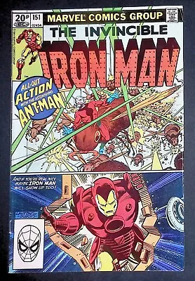 Buy Iron Man #151 Bronze Age Marvel Comics VF- • 2.99£