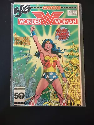 Buy WONDER WOMAN #329 (1986) Final Issue Crisis Tie-In Marriage To Steve Trevor DC • 15.95£