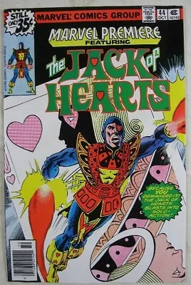 Buy Vintage Marvel Comic 1978 Marvel Premiere The Jack Of Hearts #44 35c • 7.93£