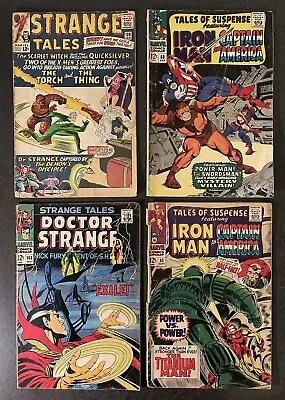 Buy Strange Tales #128, 168 And Tales Of Suspense #88, 93 (Lot Of 4) Incomplete • 23.64£