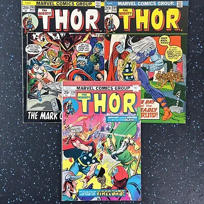 Buy Thor #205 #209 #234 (1st Demon Druid -Mephisto & Loki Covers) FN 6.0 & FN/VF 7.0 • 14.98£