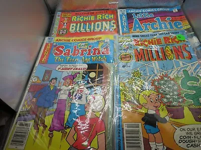 Buy 4 Assorted Comics NICE Richie Rich, Little Archie, Sabrina   #10 • 5.59£