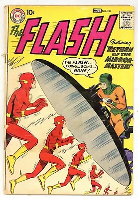 Buy Flash 109 (G) 2nd App Mirror Master! John Broome, Infantino 1959 DC Comics R868 • 102.62£